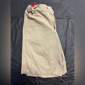 Boys uniform khaki shorts